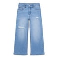 thumbnail image 1 of Wonder Nation Girls Wide Leg Jeans, Sizes 5-18, 1 of 2