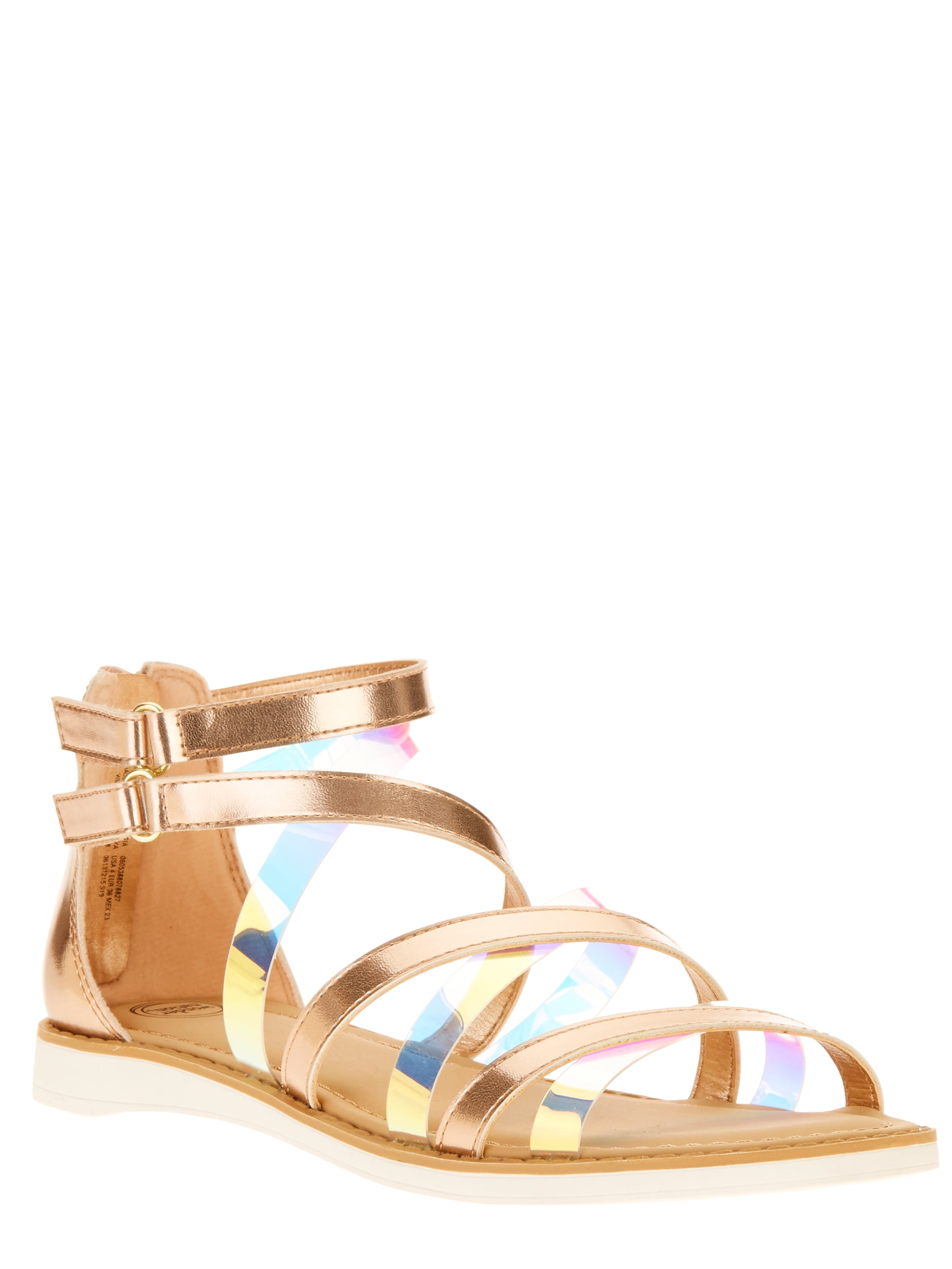 Girls on sale sandals walmart