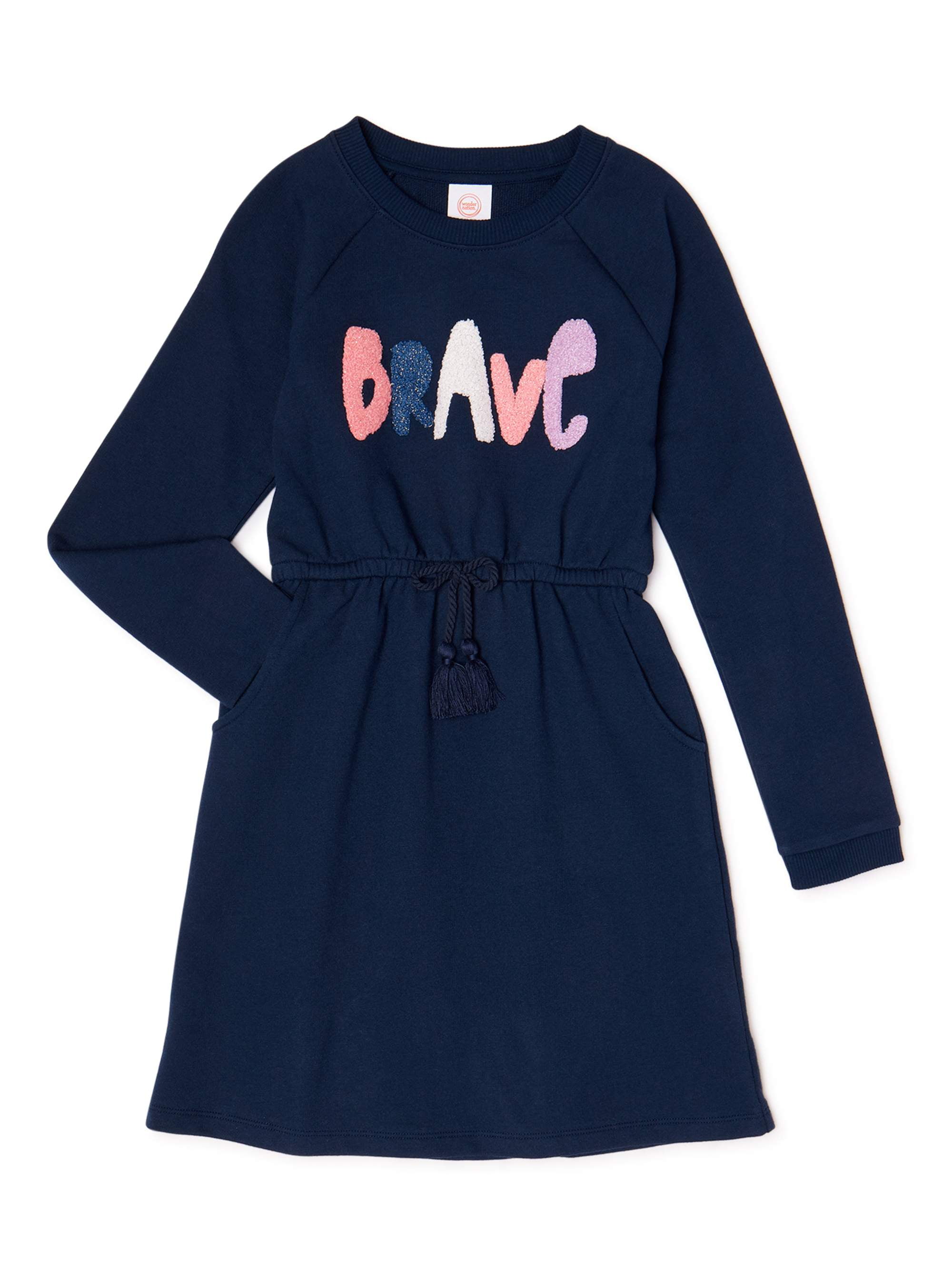 long sleeve striped dresses MO&Co. Women's Cotton Striped Shirt Dress Stripe Size M
