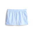 thumbnail image 1 of Wonder Nation Girls Woven Fashion Shorts, Blue Lark Stripe, Sizes 4-18, 1 of 3