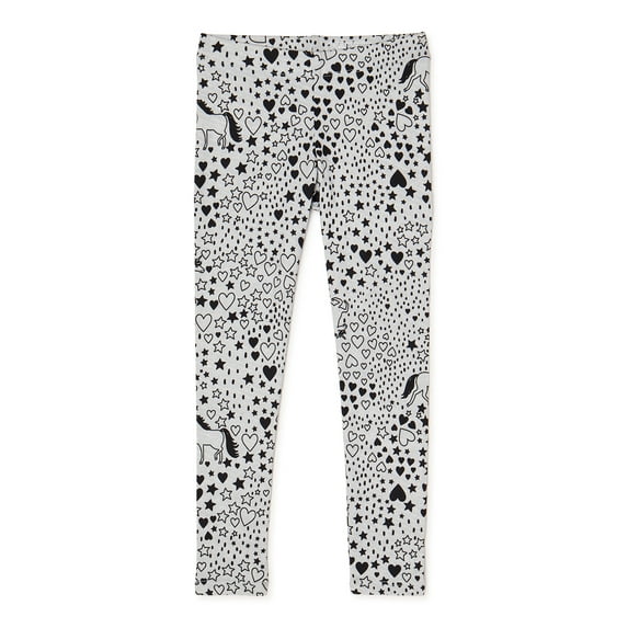 Wonder Nation Girls' Yummy Leggings, Sizes 4-18 & Plus