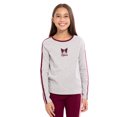thumbnail image 1 of Wonder Nation Hello Kitty Girls Cotton Kuromi Graphic Tee with Long Sleeves, Sizes 4-18, 1 of 7