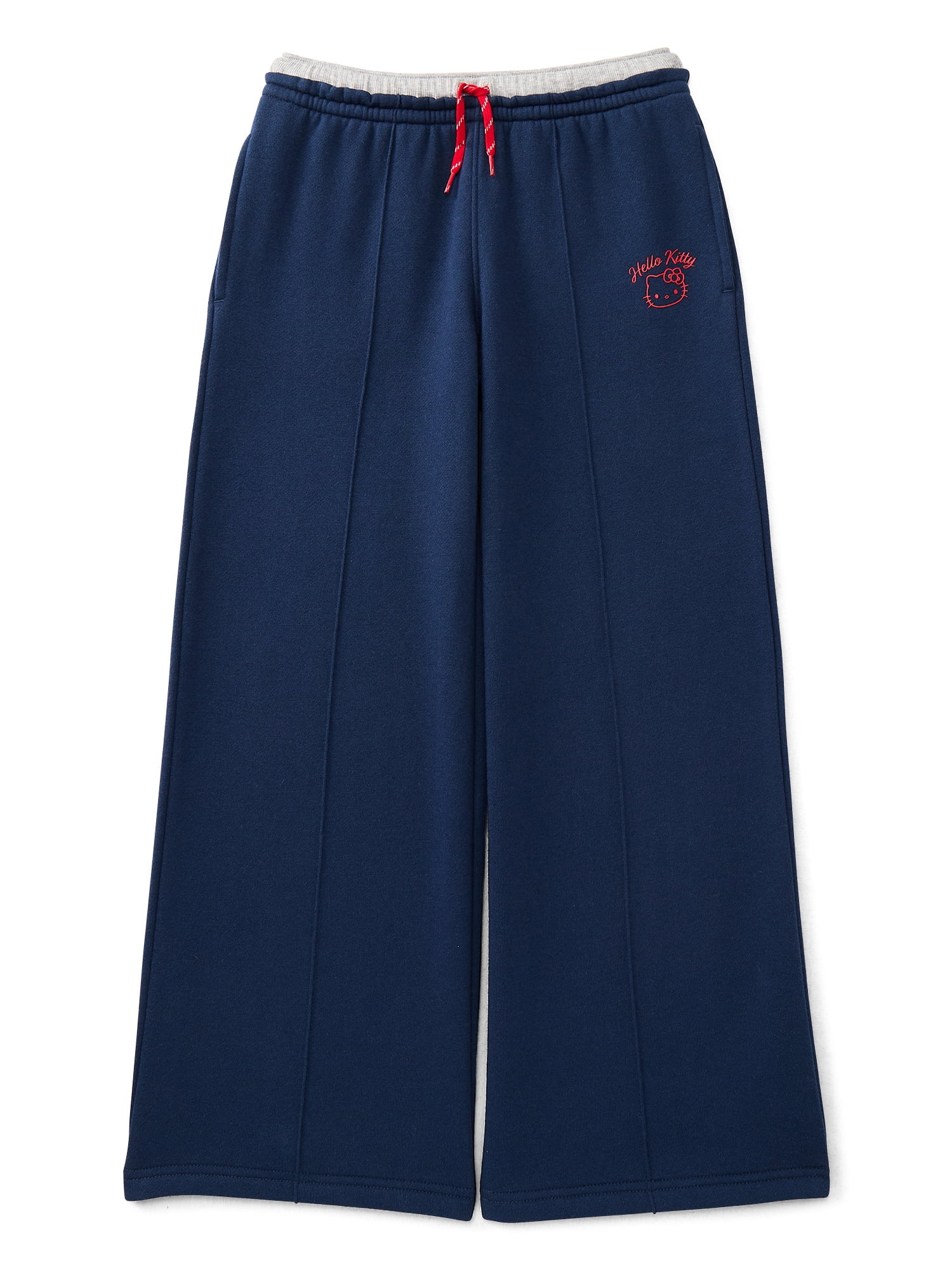 Wonder Nation x Hello Kitty Girls Graphic Sweatpants, Sizes 4-16