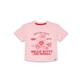 thumbnail image 1 of Wonder Nation x Hello Kitty Toddler Girls Graphic Tee with Short Sleeves, Sizes 12M-5T, 1 of 7