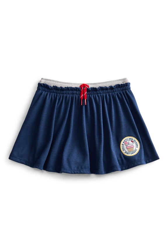 x Hello Kitty Toddler Girls Double Waistband Skort, Sizes 12M-5T
