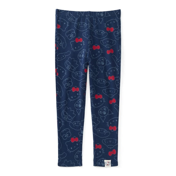 Wonder Nation Hello Kitty Baby and Toddler Girls Print Leggings, Sizes 12M-3T