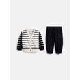 thumbnail image 1 of Wonder Nation Baby Boys Cardigan and Pants Set, 2 Piece, Sizes 0/3M-24M, 1 of 5