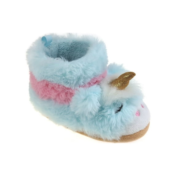 Wonder Nation Infant Girls Critter Bootie Slippers