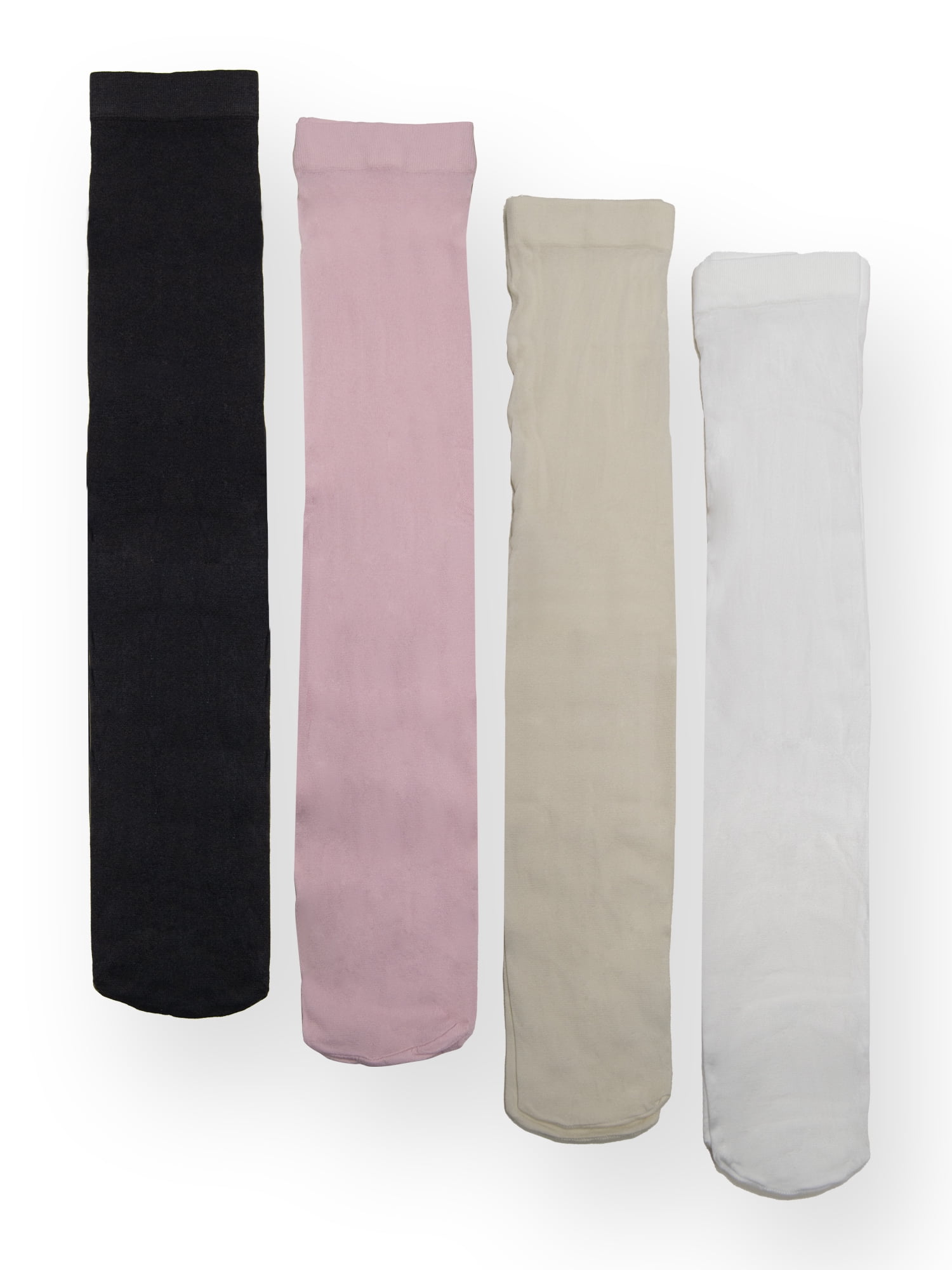 Wonder Nation Infant and Toddler Microfiber Tights, 4-Pair Pack, Sizes 0M-5T