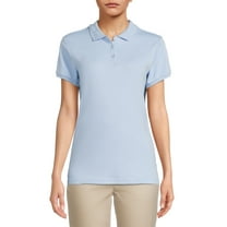 Wonder Nation Juniors School Uniform Polo Shirt with Short Sleeves