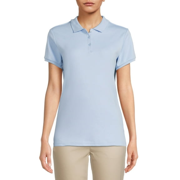 Wonder Nation Juniors School Uniform Polo Shirt with Short Sleeves