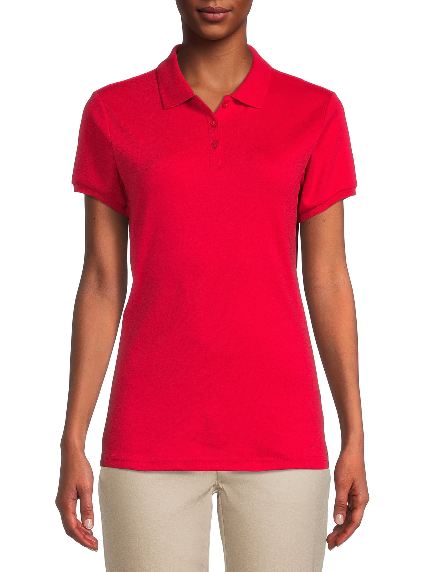 Wonder Nation Young Mens School Uniform Short Sleeve Pique Polo Shirt,  Sizes S-XL 