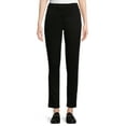 thumbnail image 1 of Wonder Nation Juniors School Uniform Stretch Twill Skinny Pants, Sizes 3-15, 1 of 5