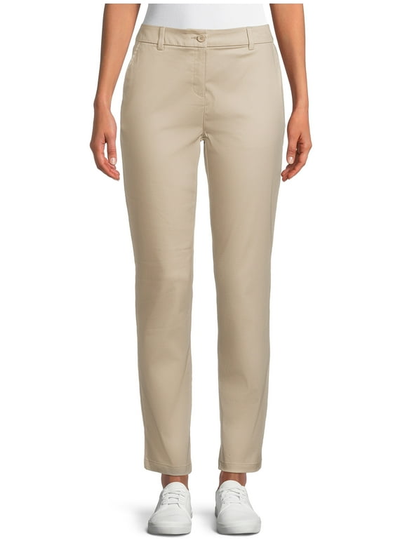 Juniors School Uniform Stretch Twill Skinny Pants, Sizes 3-15