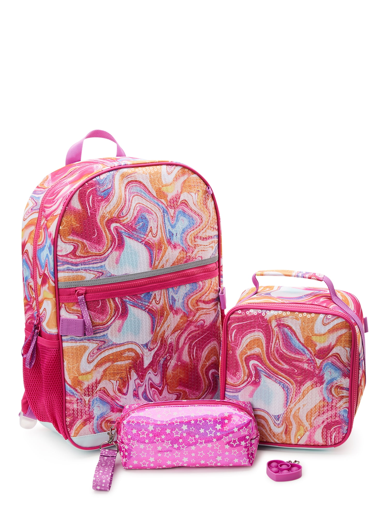  ZENWAWA Colorful Sharks Kids Backpack and Lunch Bag Set, Travel  Backpack with Insulated Lunch Box for Boys Girls, Cute Print Design for  School Office Hiking Picnic : Home & Kitchen
