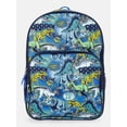 thumbnail image 1 of Wonder Nation Kids' 17" Pop Art Dino Backpack, Indigo, 1 of 6