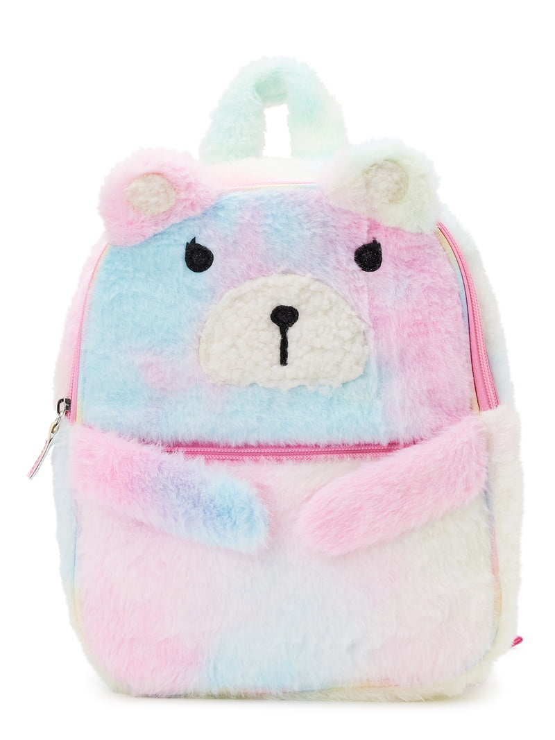 faux fur toddler mini backpack Wonder Nation Kids Fuzzy Bear Mini Backpack