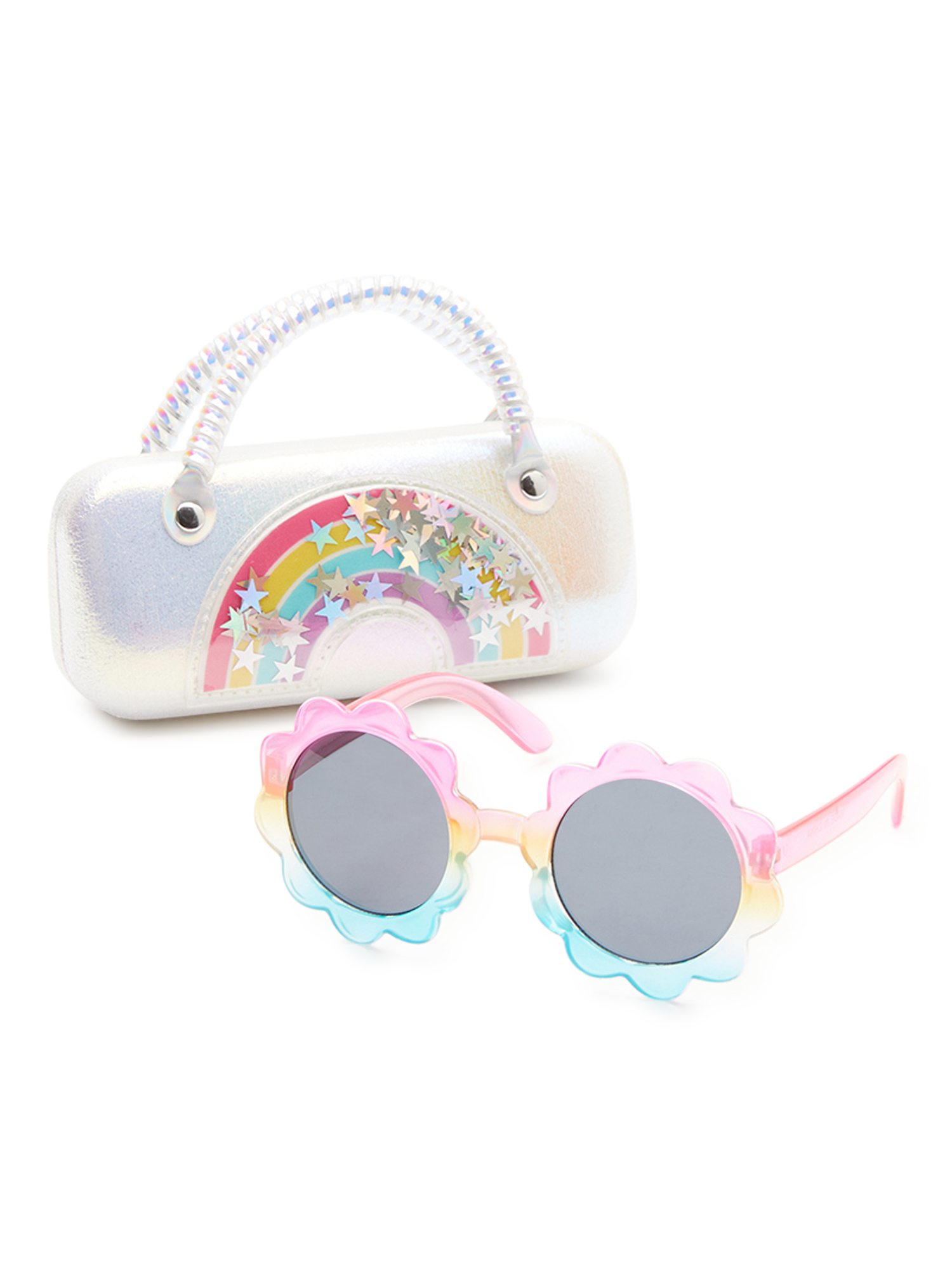 Wonder Nation Kids Rainbow Sunglasses with Carrying Case - image 1 of 2