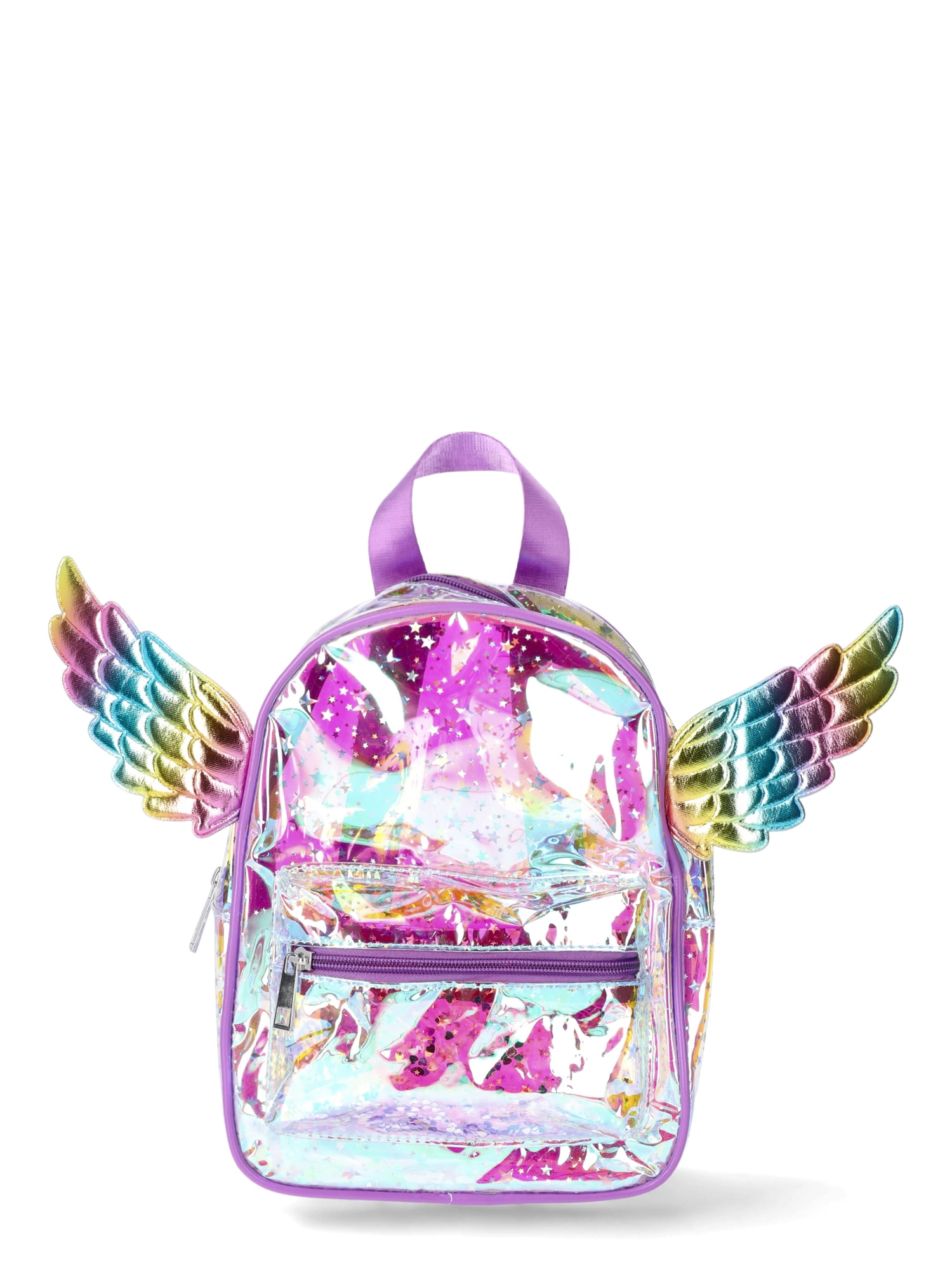 Wonder Nation Kids Unicorn Wing Mini Backpack, Glittery