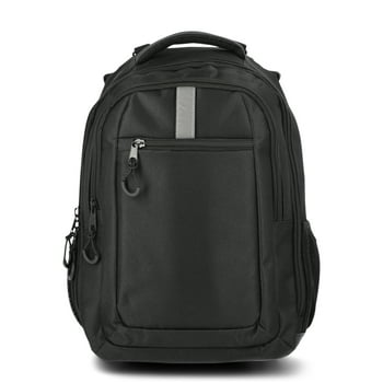 Wonder Nation Kids Unisex Adaptive 17" Backpack, Black