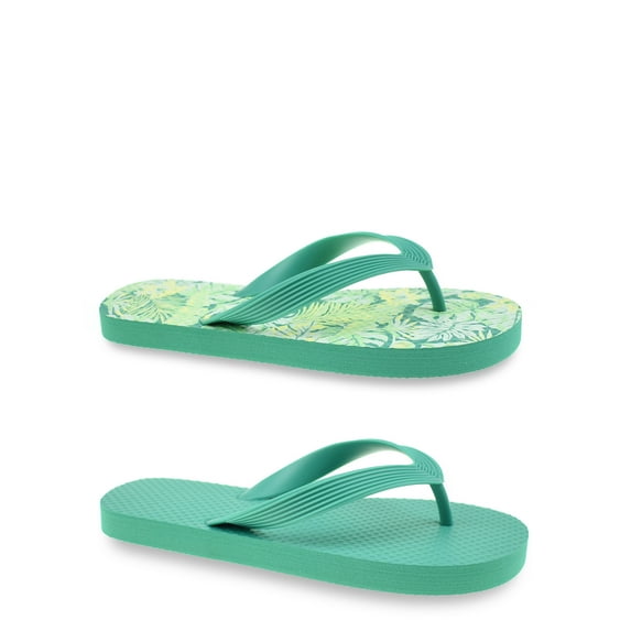Wonder Nation Little & Big Boys 2 PK Flip Flop