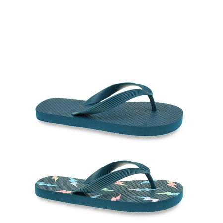 Wonder Nation Kids Unisex Flip Flops, 2-Pack