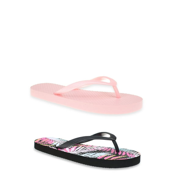 Wonder Nation Girl Flipflop Sandals 2-Pack