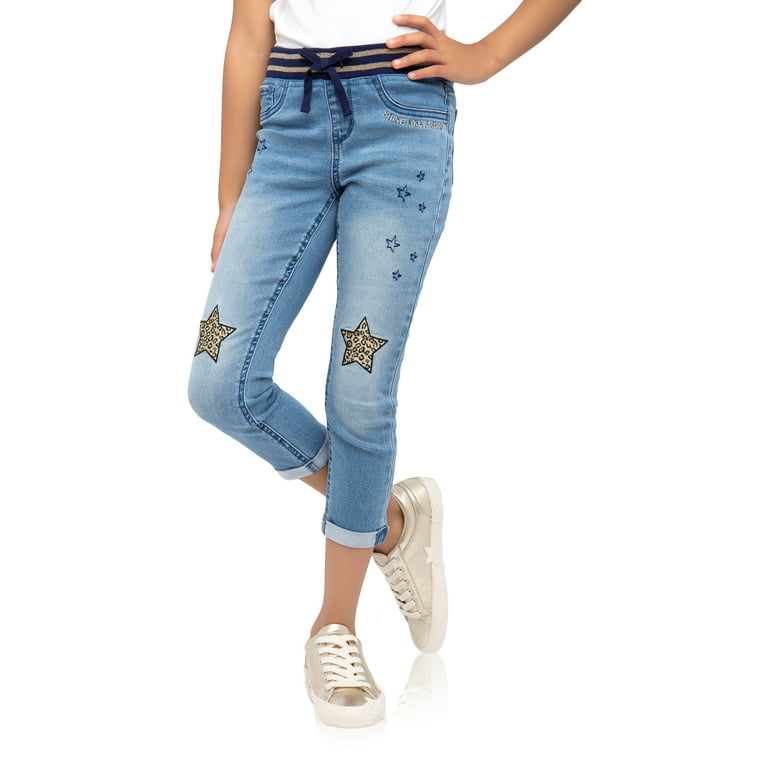 Wonder Nation Knit Denim Capri Jeans (Little Girls, Big Girls & Plus)