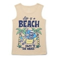 thumbnail image 1 of Wonder Nation Boys Life is a Beach Graphic Tank Top, Sizes 4-18 & Husky, 1 of 3