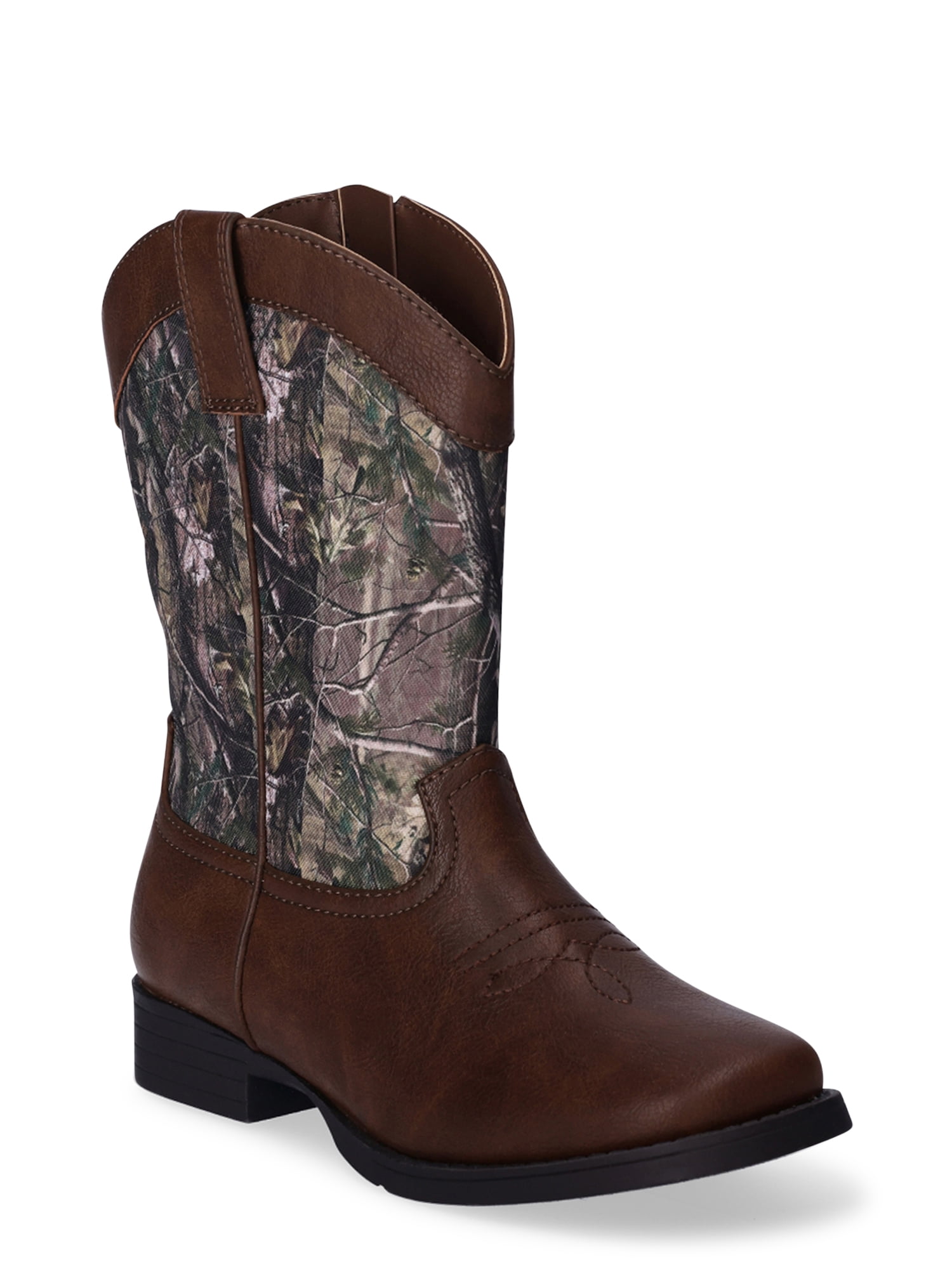 Wonder Nation Toddler & Boys Camo Cowboy Western Boots