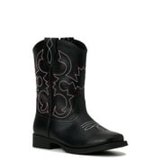【WONDER WONDER】round matte daily western half boots Wonder Nation Boots in Shoes - Walmart.com
