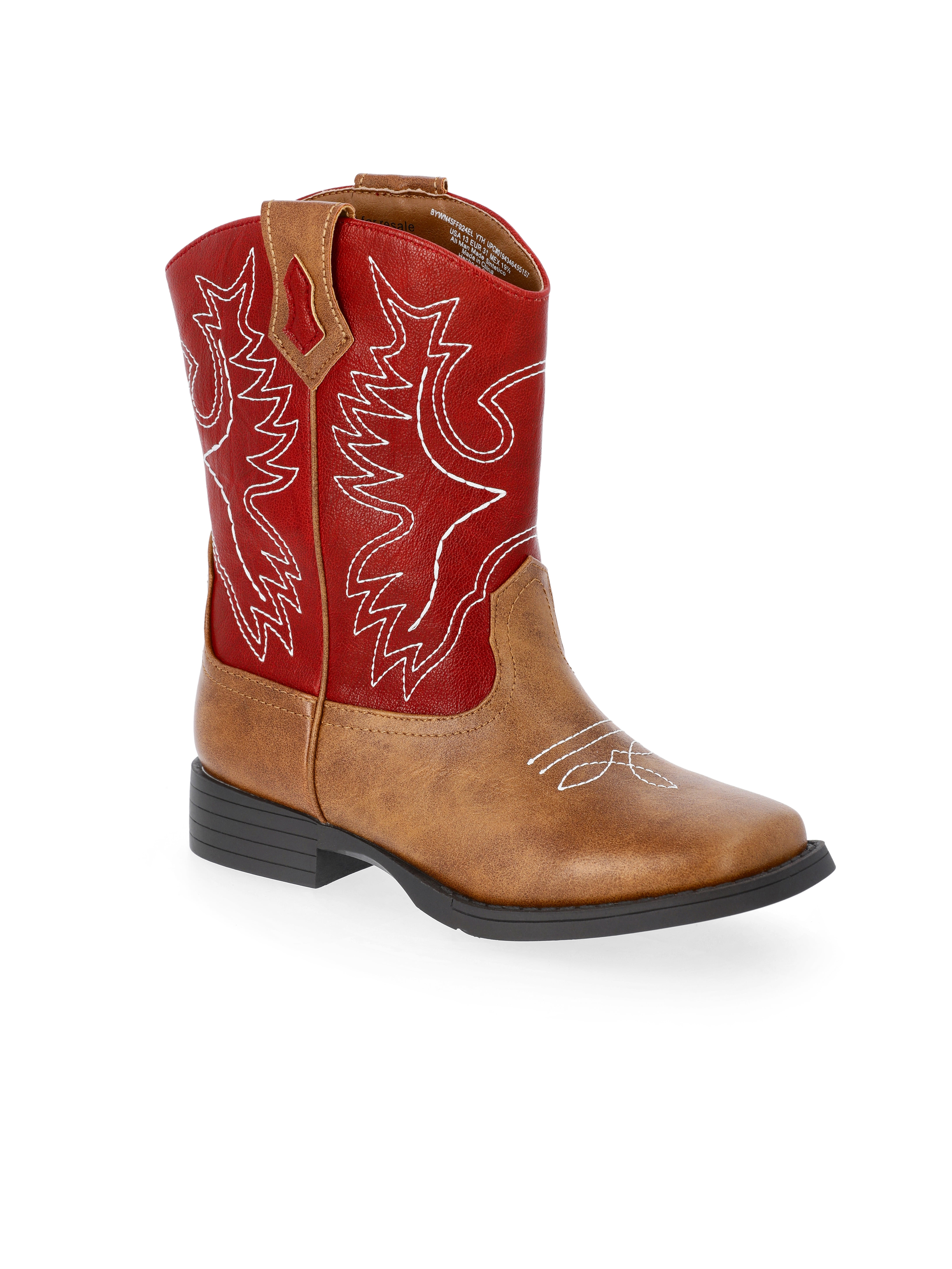 Wonder Nation Little & Big Boy's Western Boot