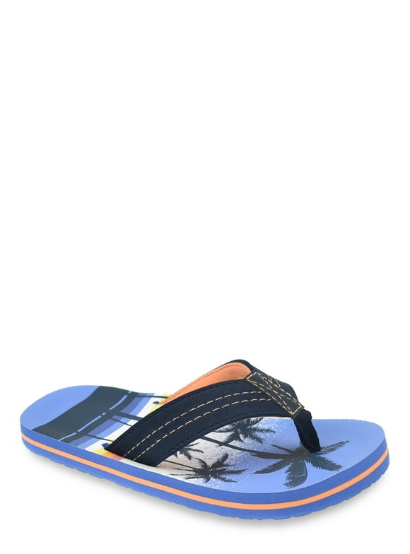 Wonder Nation Little & Big Boys Flip Flops