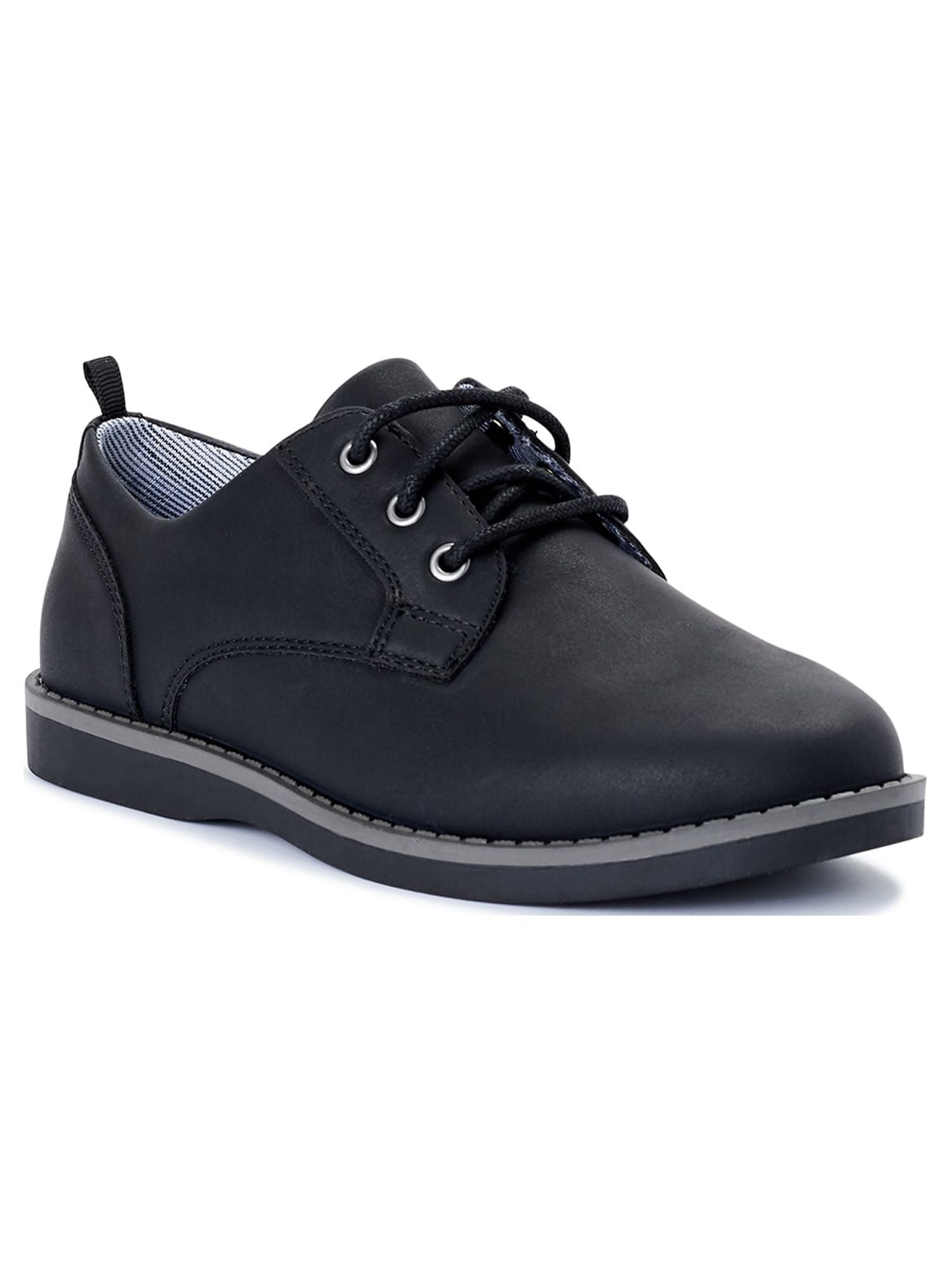 Wonder Nation Little & Big Boys Lace-up Oxford Dress Shoes - Walmart.com