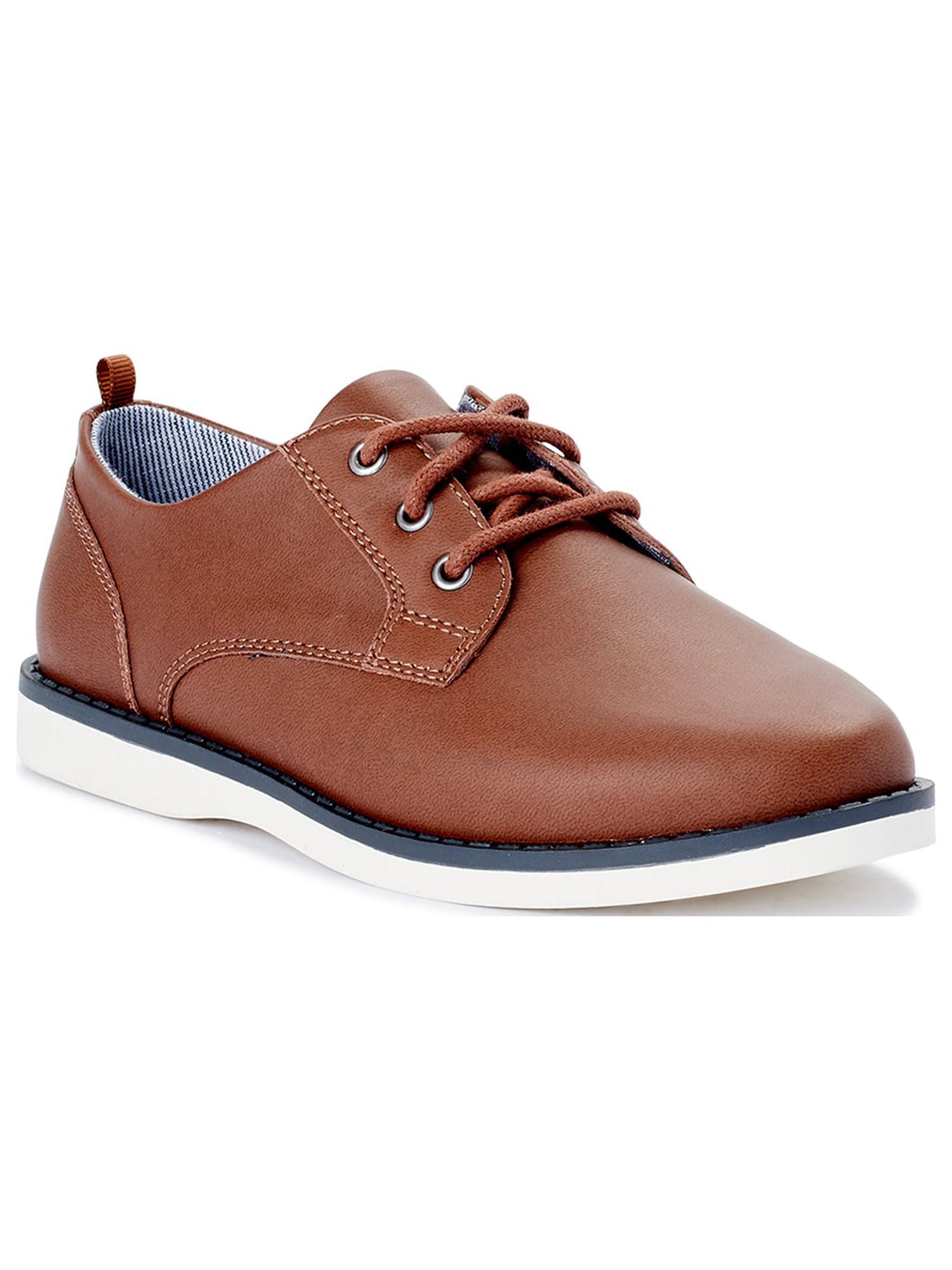 Boys Brown Tan Matt Formal Shoes | Boys Wedding Shoes | Lace Up Shoes | First Walkers