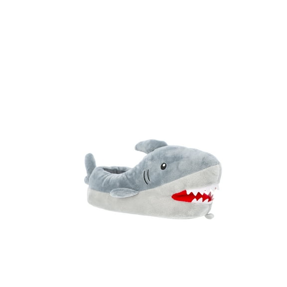 Wonder Nation Little and Big Boys' Shark Slippers