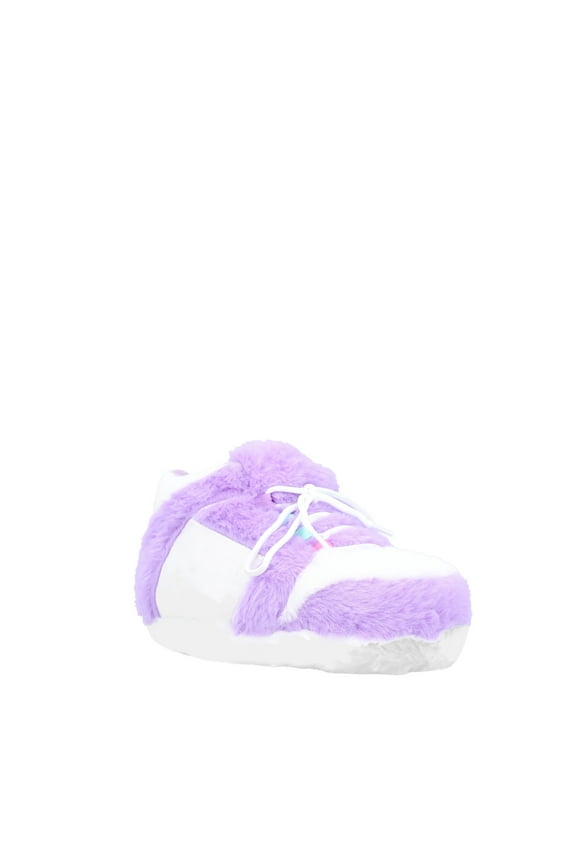 Little and Big Kids Plush Sneaker Slippers