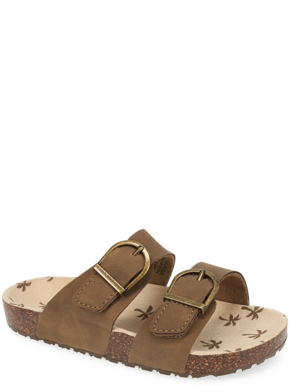 Wonder Nation Little & Big Boys Two Buckle Sandals