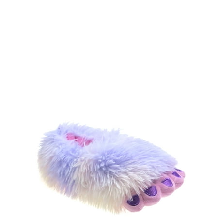 Wonder Nation Little & Big Girl Yeti Foot Slippers