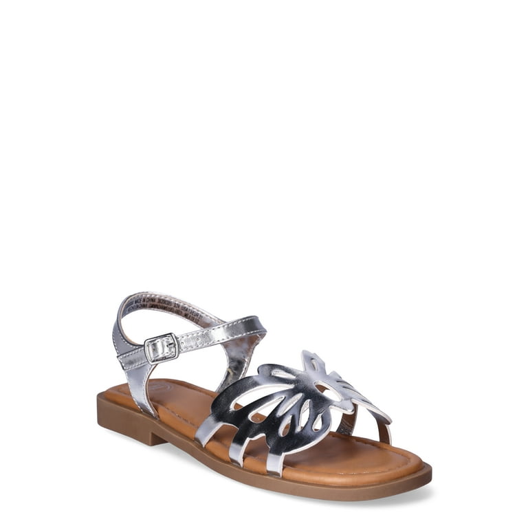 Wonder Nation Little Big Girls Butterfly Sandal Walmart