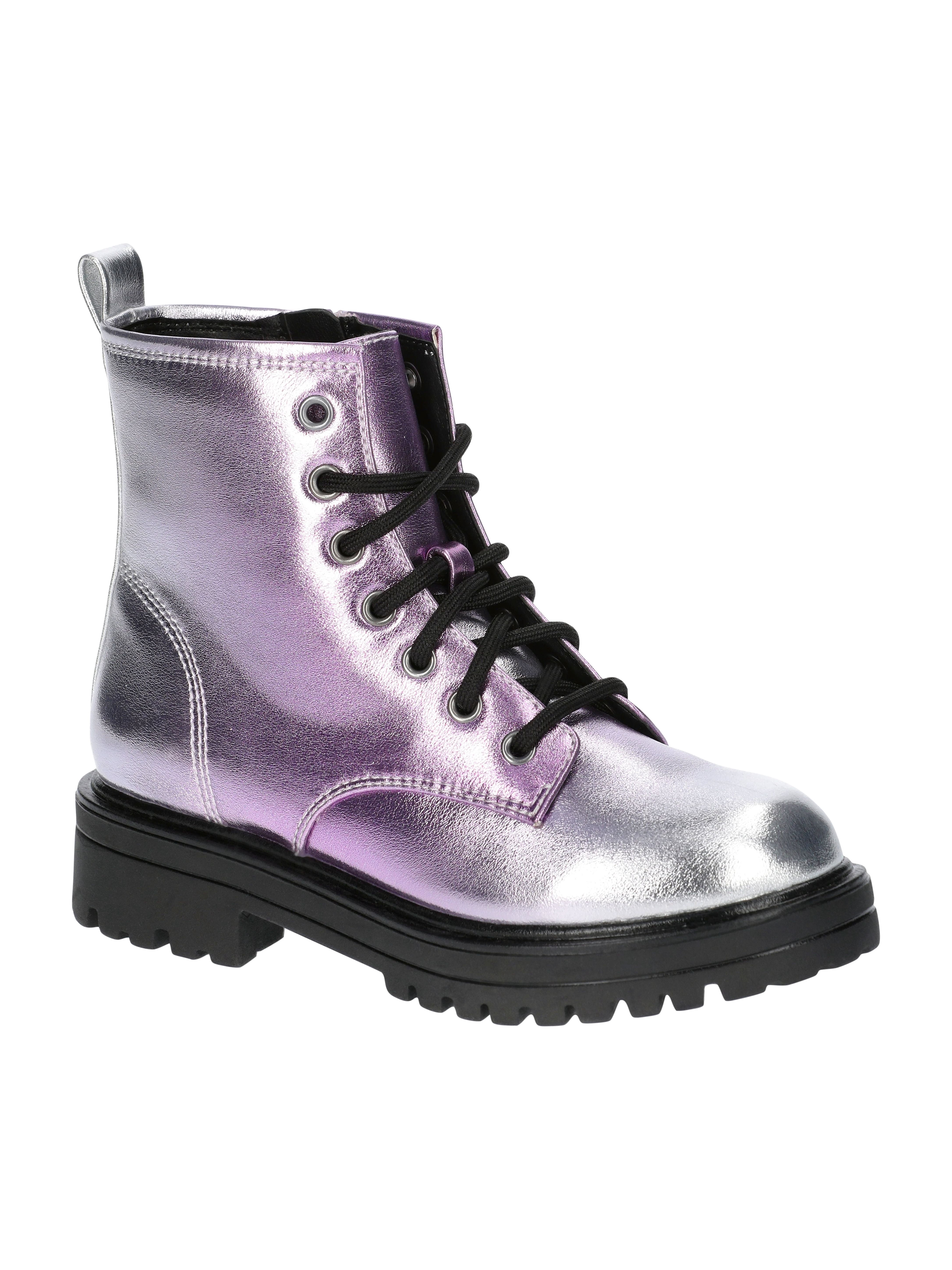 Wonder Nation Little and Big Girls Combat Boots