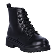 Wonder Nation Little and Big Girls Combat Boots