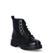 WONDER NATION Little and Big Girls Combat Boots
