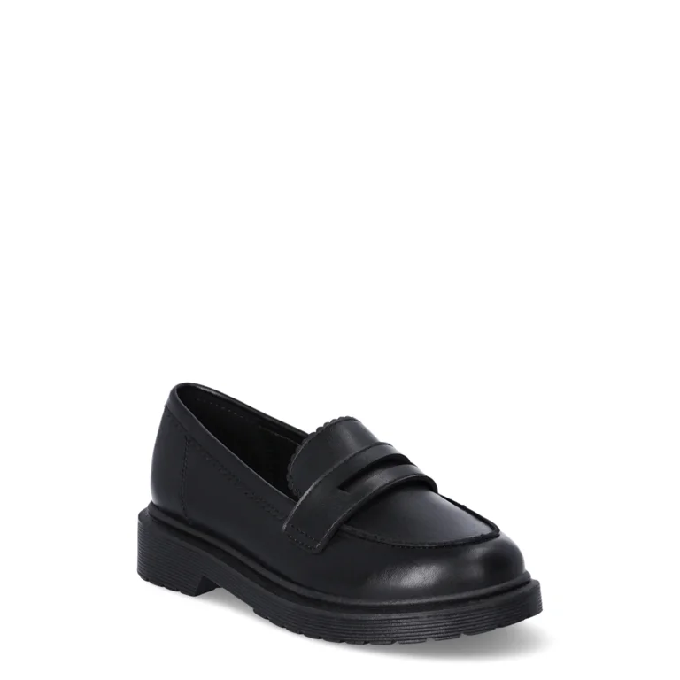 Simple black loafers deals