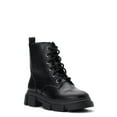 thumbnail image 1 of Wonder Nation Little & Big Girls Lug Sole Combat Boot, Sizes 13-6, 1 of 6