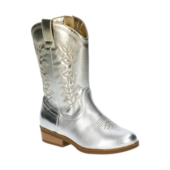 Wonder Nation Toddler and Girls' Metallic Ombre Western Cowgirl Boots