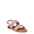 Wonder Nation Little & Big Girls Raffia Sandals