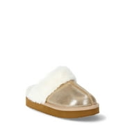 Wonder Nation Girls Scuff Slippers with Faux Fur Trim, Sizes 13-6 price history and forecast - Wonder Nation