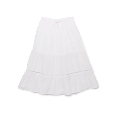 Wonder Nation Tween Girls Tiered Maxi Skirt, Sizes 4-18