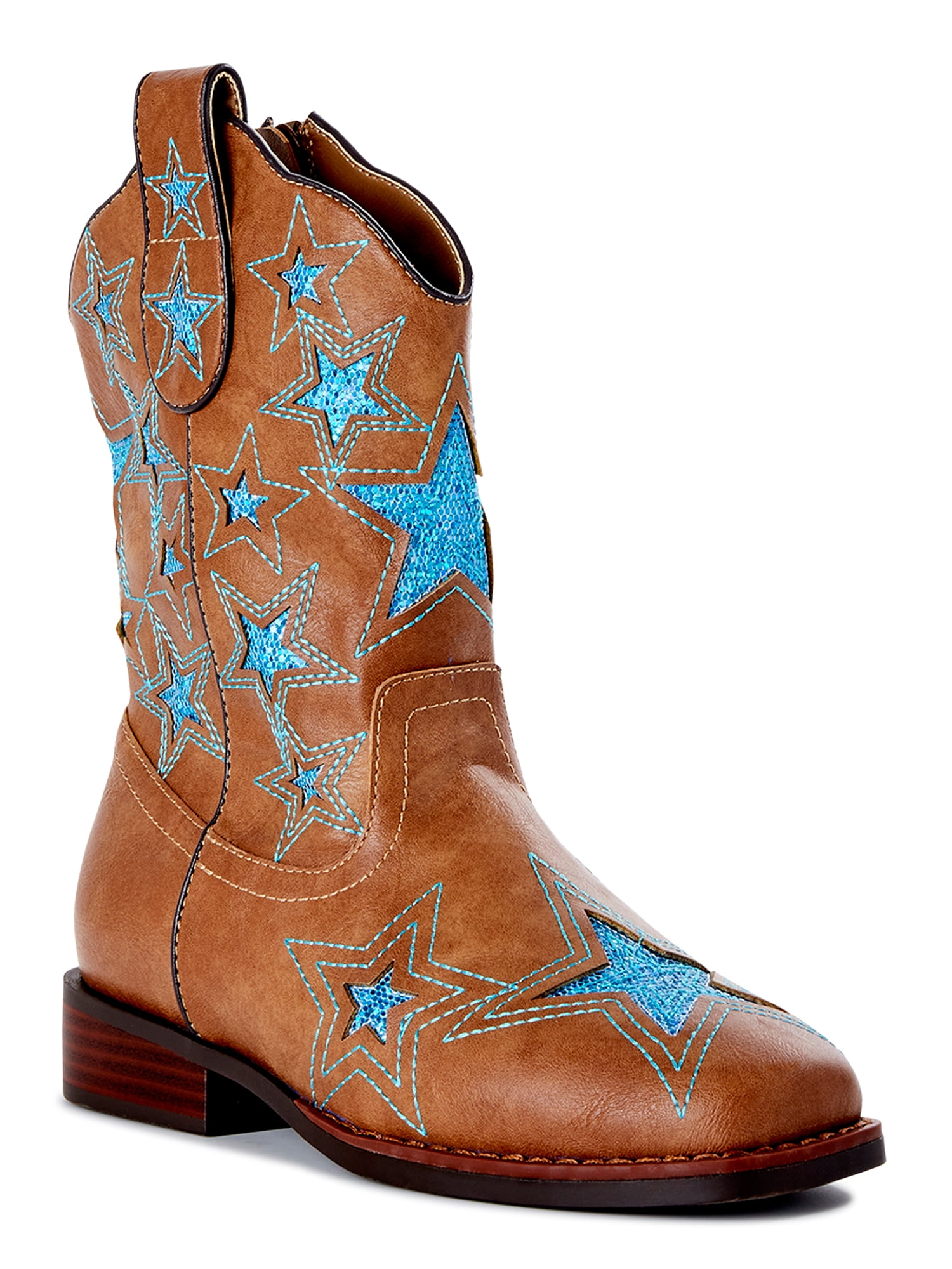 Wonder Nation Little Girls Big Girls Western Boot Size 13 6